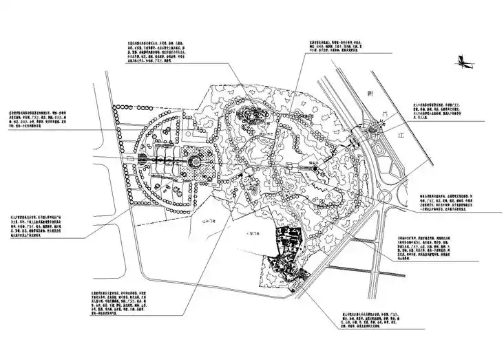 平地 知名地产类型:综合公园 图纸深度 :施工图 图纸格式:cad2000