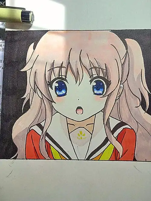 夏洛特动漫  #手绘  #绘画  #摸鱼