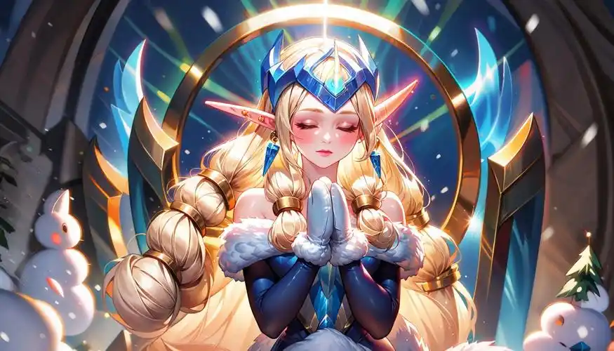 ai绘画 #lol #索拉卡0404冬季奶妈 - 抖音