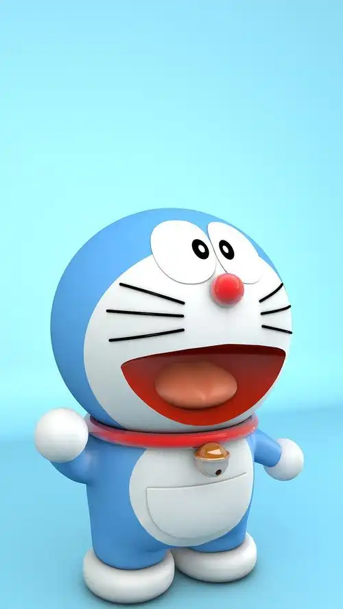 c4d练习作品1——蓝胖子哆啦a梦