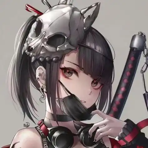 黑暗系酷头像女生动漫