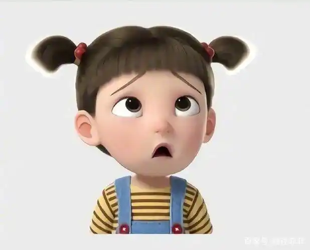 小女孩搞笑动漫图片