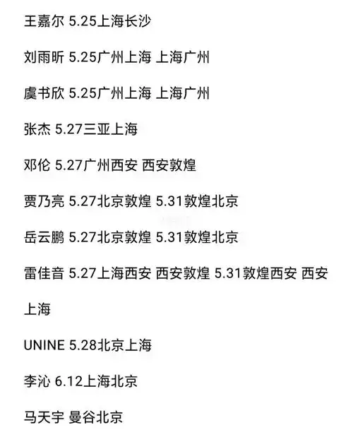 明星行程_朱正廷_王丽坤_曼谷_影视_明星娱乐资讯