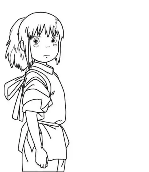 千与千寻人物手抄报手抄报简单又好看