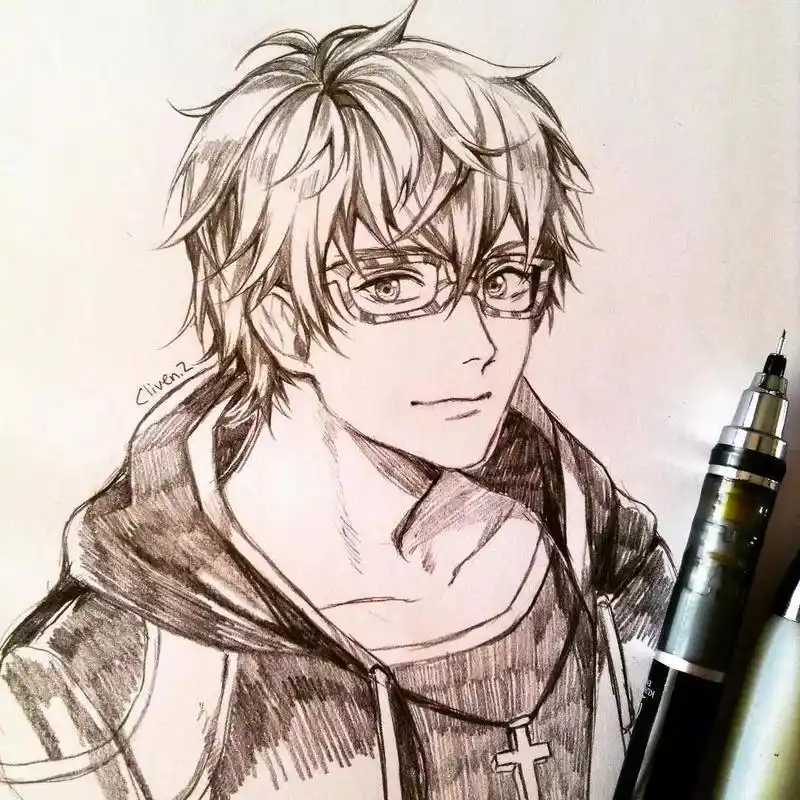 了解一下▼▼▼临摹完这组动漫插画,你的速写水平绝对能大幅度提高了!