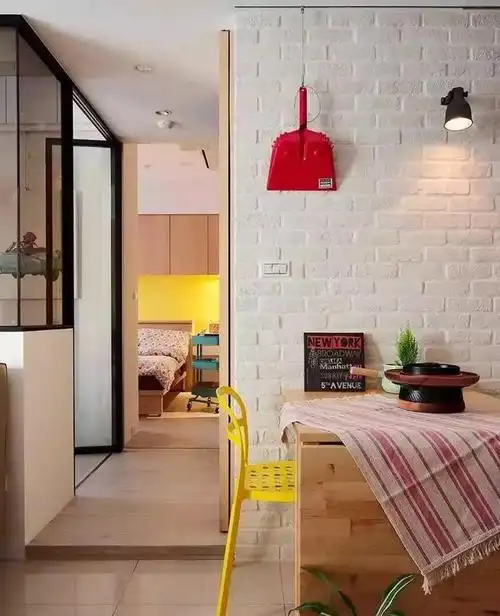 50平旧房改造二居变一室空间利用到极致