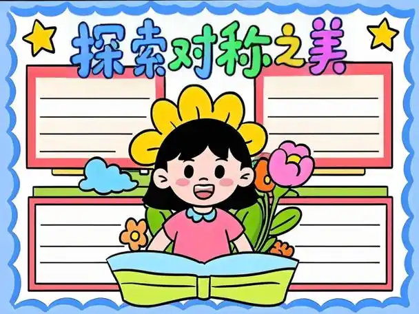 对称之美手抄报