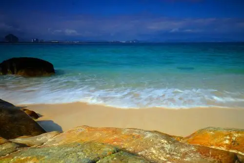 蜈支洲岛慢门拍摄海景