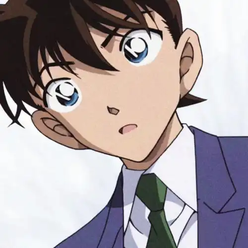 名侦探柯南 新一 工藤新一头像 柯南 毛利兰头像 毛利兰 小兰 情侣