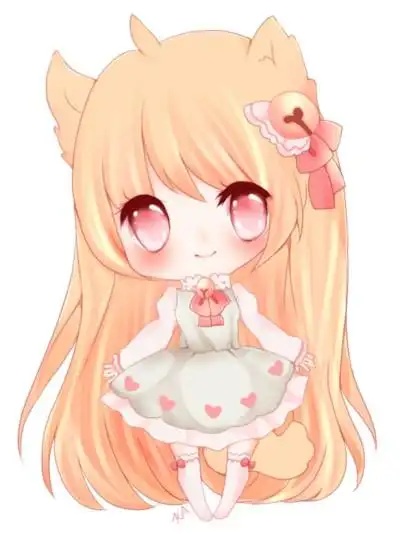 q版 兽耳 猫耳 长发 壁纸