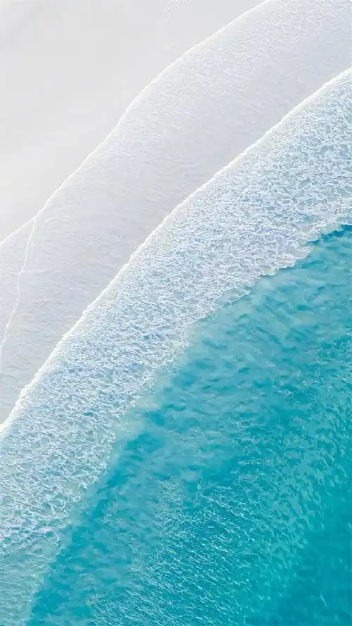 海滩清爽风景摄影,风景-手机壁纸