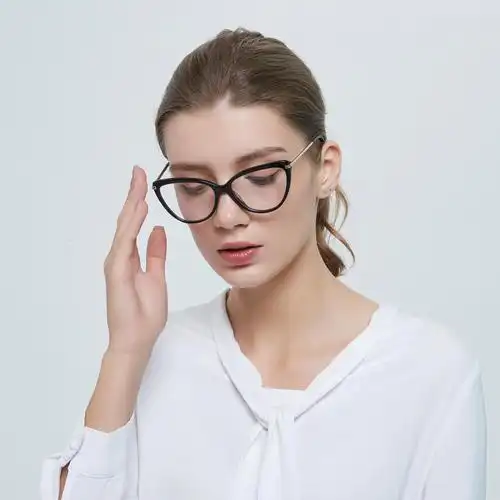 透明醋酸光学镜框女性风格时尚眼镜高品质眼镜