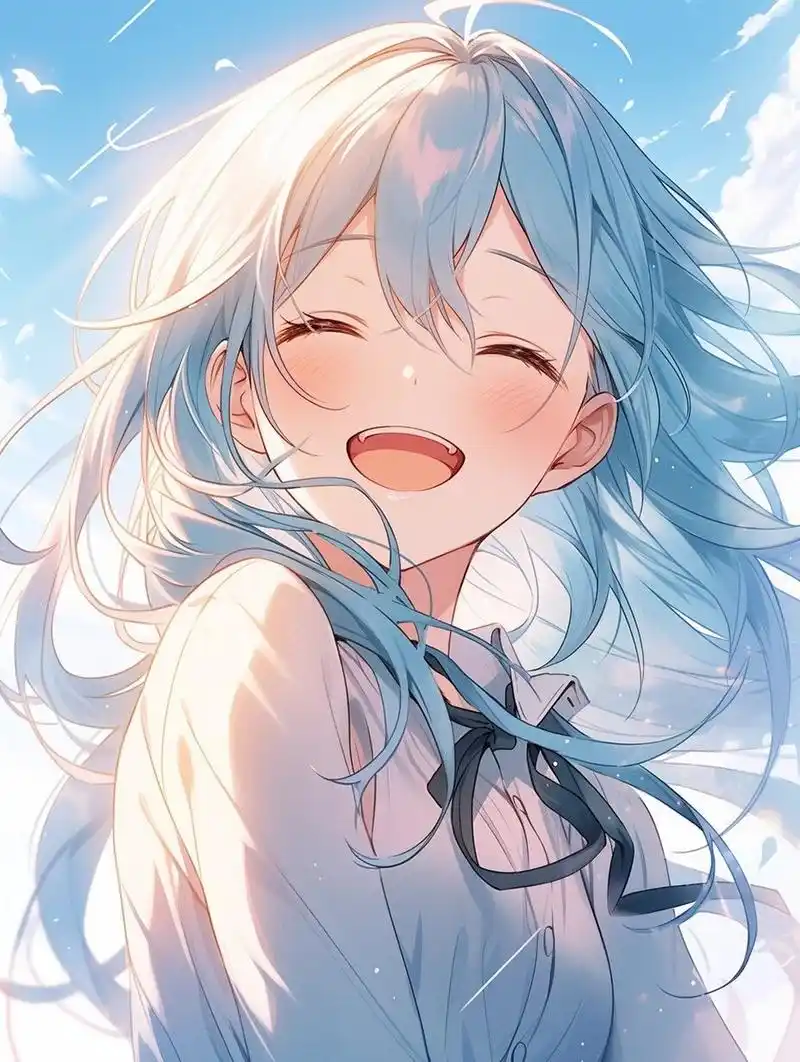 治愈系女生微笑头像