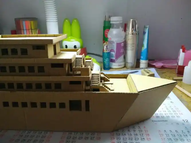 纸板船-手工客官网