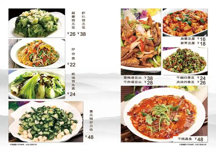 秦皇岛菜单设计拍摄点邦策划-中餐菜谱小岛家常菜