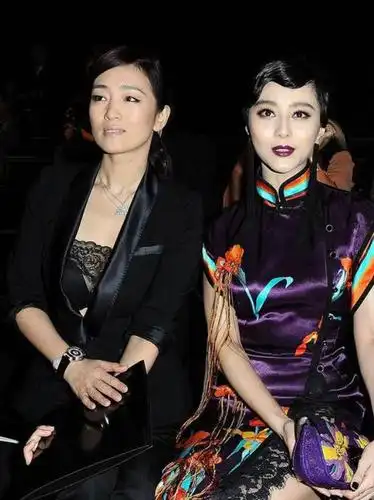 范冰冰拿包遮挡旗袍开衩地方,巩俐和范冰冰同台亮相优雅知性