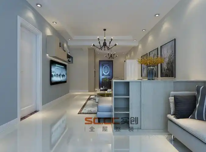 魔法般的两室变三室的空间更是让整个空间的格局加大了空间利用.