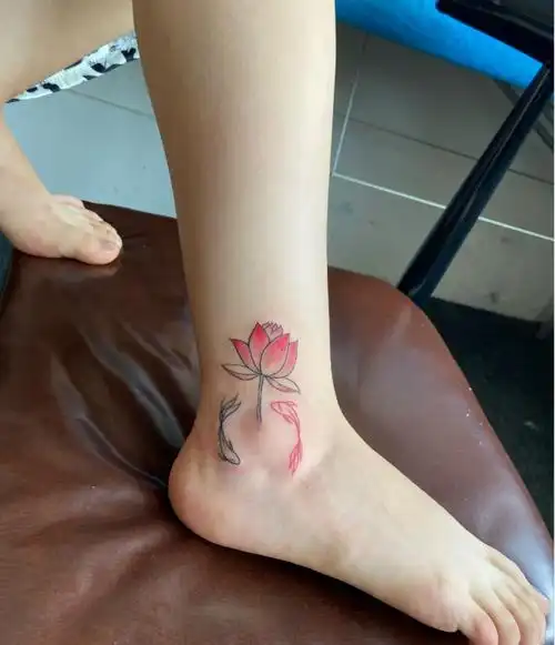 最新脚踝纹身图案大全女脚踝纹身图案女时尚3