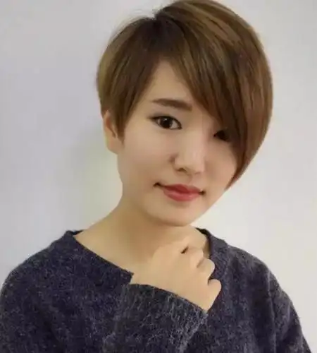不对称才好看不对称短发发型一长一短够潮够时尚