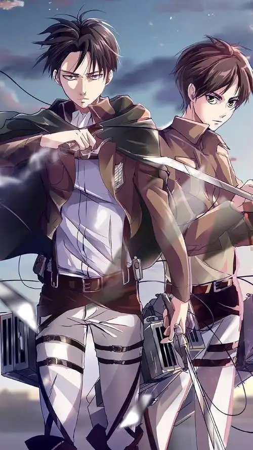 eren attack 利威尔·阿克曼 levi·ackerman 手机壁纸进击的巨人微信