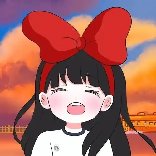 可爱卡通小女孩微信头像,精美头像-可爱美图