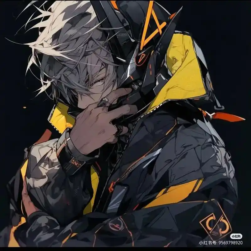 酷炫头像.@白虎 #机甲风 #高清图片  #动漫男生头像 # - 抖音