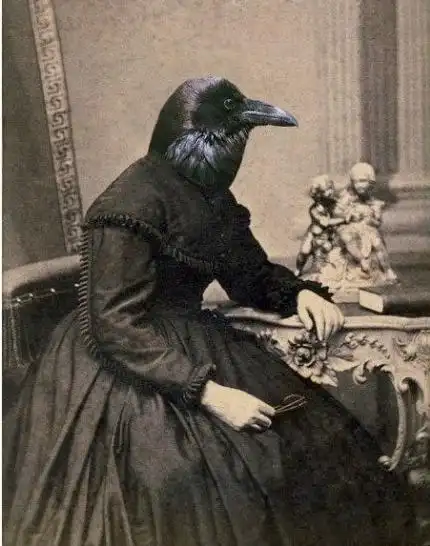 【当动物穿上复古的衣服】阴森森的赶脚