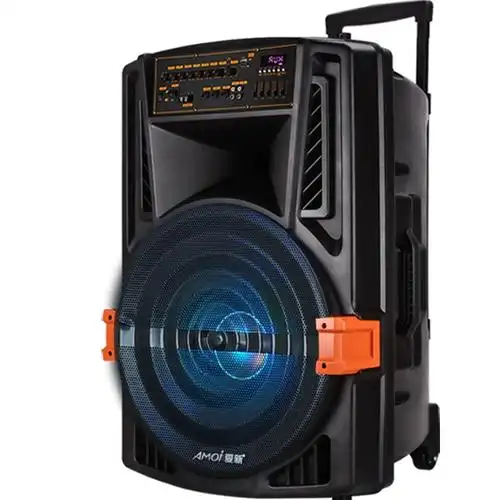 夏新ok18寸户外广场舞音箱蓝牙无线u段话筒演出k歌超重低音会议