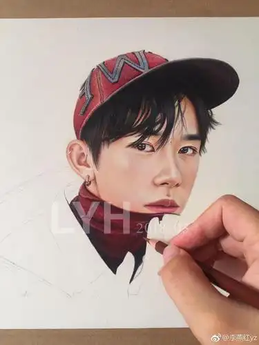 易烊千玺 (霹雳马彩铅获多福细纹纸) 投稿