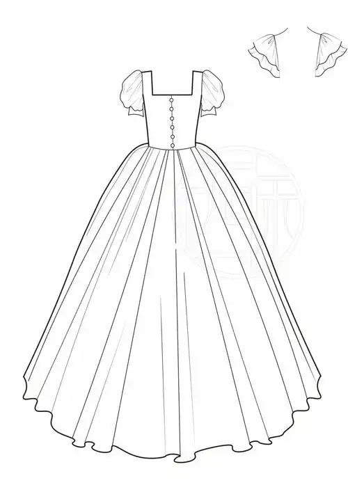 公主的礼服#礼服  #礼服定制  #仙气可爱礼服