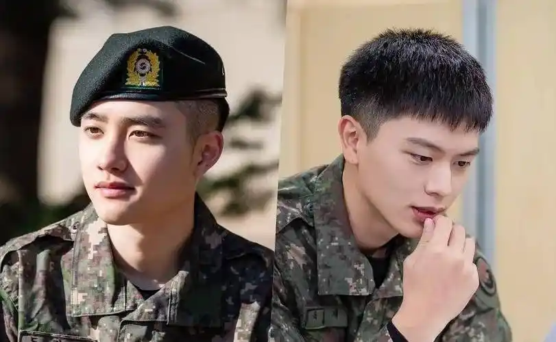 都暻秀陆星材军装照养眼,网友开始磕cp,期盼看到两人合作新戏_宣传