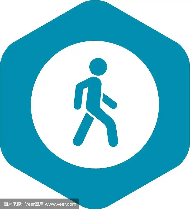 行人专用路标样式简单