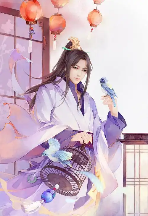 古风男子古装美术原画男子古风人物古代男子男性中国风人物男性男书生