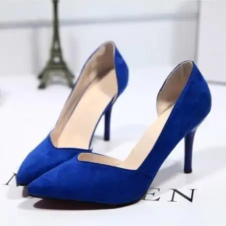 蓝色系列高跟鞋搭配图片_蓝色系列高跟鞋如何搭配_蓝色系列高跟鞋怎么