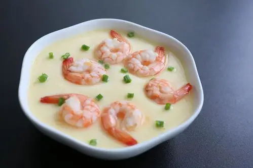 滑虾蒸蛋的做法