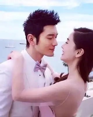 图黄晓明baby亲吻照片欣赏盛大婚礼终身难忘