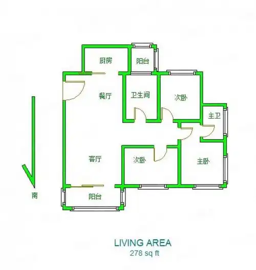 江南世家满五朝南三房自住保养好