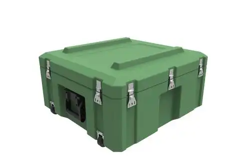 滚塑军用空投箱 设备工具箱装备箱655*620*340