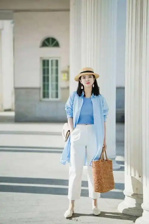 时尚博主三木三木呢春夏穿搭合辑如仙女般漂亮太淑女范儿