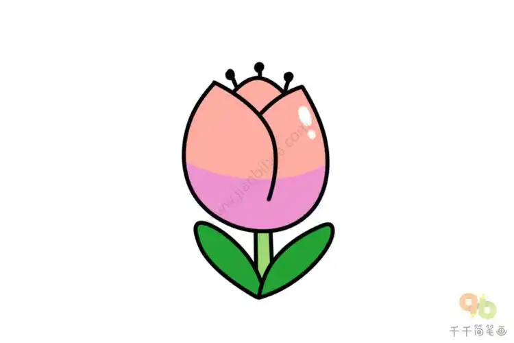 水仙花简笔画怎么画