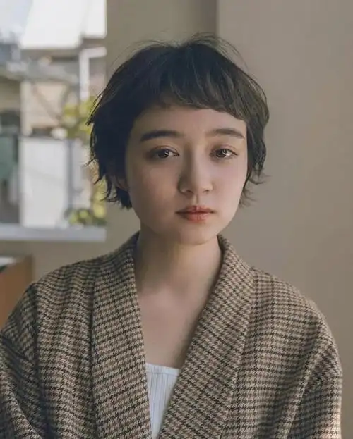 ins风日系气质短发一眼就沦陷