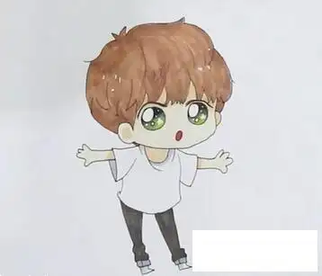 王源q版简笔画卡通简笔画