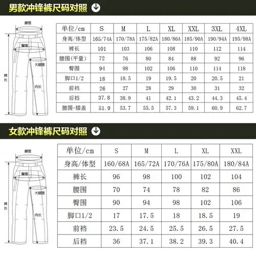 3尺1-3尺2(平时的38-39码)一般选4xl码的