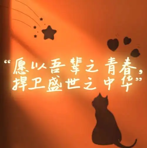 句汇愿以吾辈之青春捍卫盛世之中华