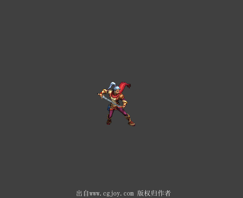 【dhxy3 】动作参考gif pose 特效参考武器使用方式也不错哦-游戏动画