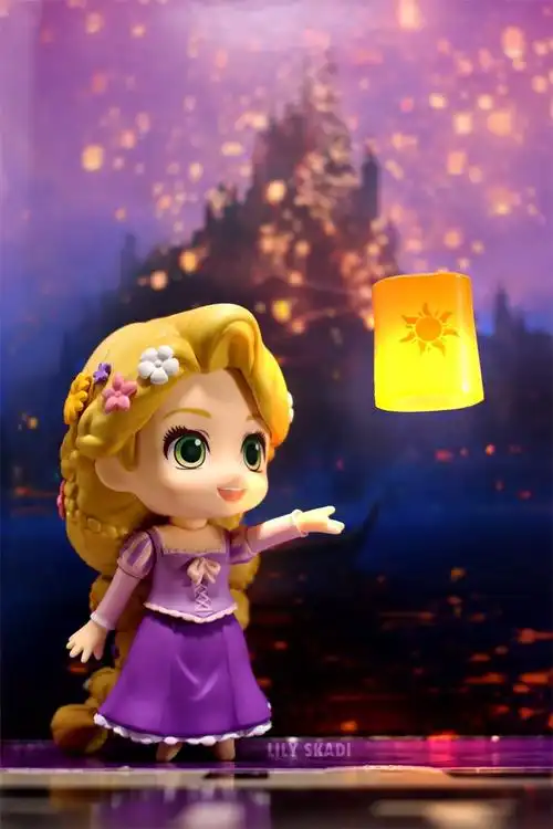 黏土人#804 魔发奇缘 帕斯卡尔&长发公主 乐佩