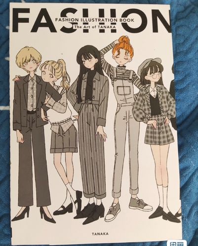 画师插画作品集日本流行服装服饰时装设计艺术tanaka画师插画