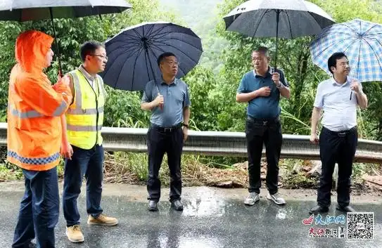 郑国良调研督导防汛备汛,地质灾害防治及软弱涣散村党组织整顿工作(图