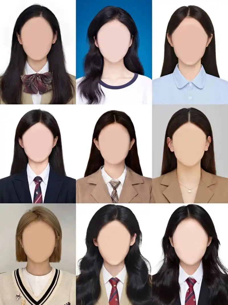 精选最97证件照模板|小姐姐们快拥有一张~ 93帮修哒