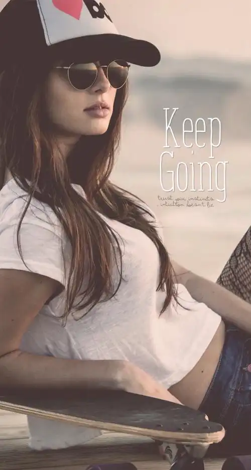 keepgoing励志文字壁纸